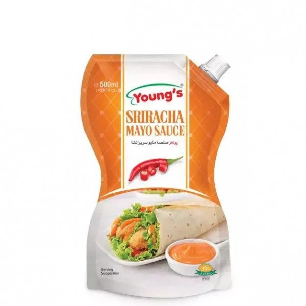 YOUNG`S SRIRACHA MAYO SAUCE 500ML